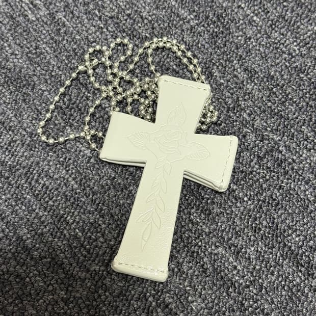 스컬프터 십자가 카드지갑