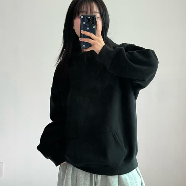 피어 오브 갓 에센셜 기모 후드티