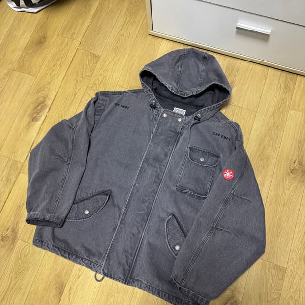 카브엠트 블랙 데님 파카