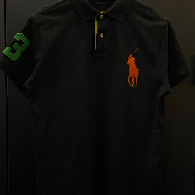 폴로 랄프로렌 치프키프 네이비 빅포니 카라 반팔티