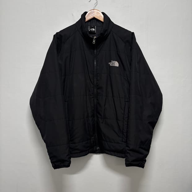 노스페이스 블랙 경량 누빔 자켓