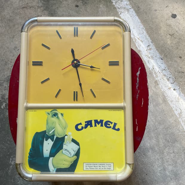 90s Camel Cigarette Promo WallClock(1991