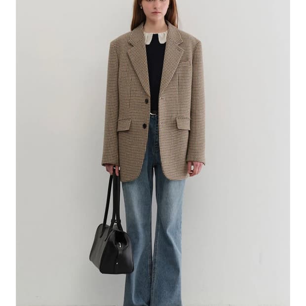 던스트 UNISEXVINTAGE TAILORED WOOL BLAZER