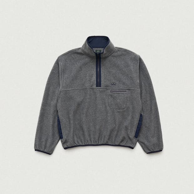 더바넷 Lapland fleece half-zip pullover
