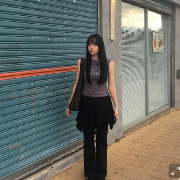 미세키서울 언발란스 미니 스커트