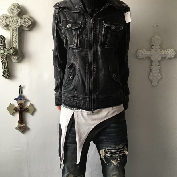 In the attic double collar jacket