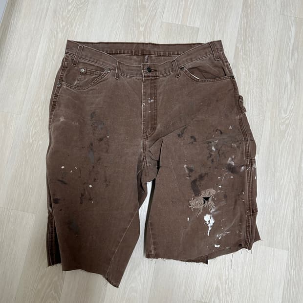 디키즈 컷팅 쇼츠 브라운