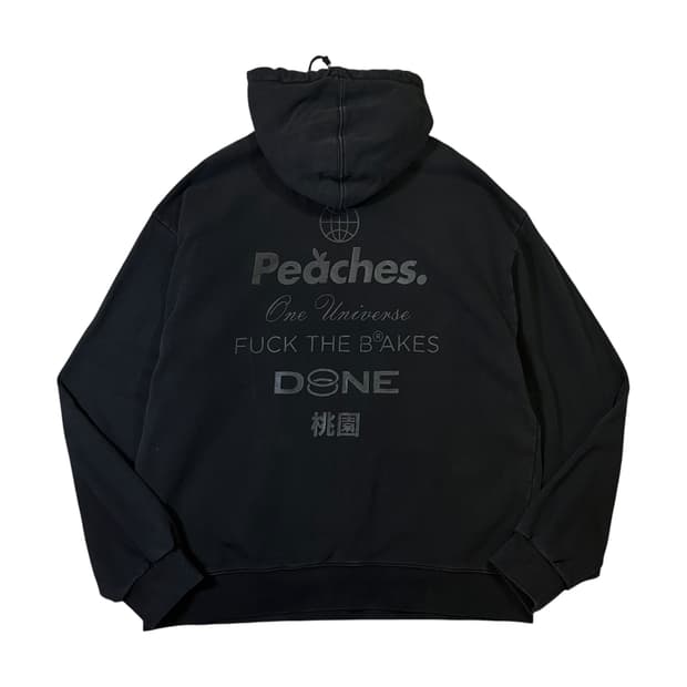 피치스 빅로고 후드티