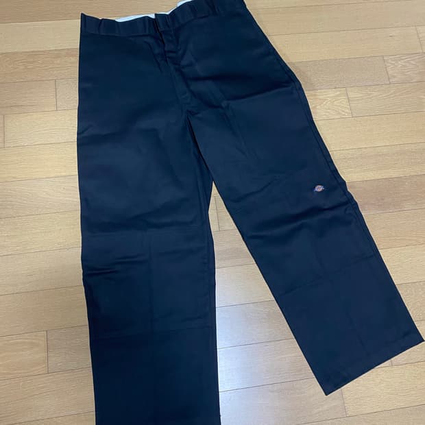 디키즈 더블니 85283 루즈핏 워크팬츠 블랙 38