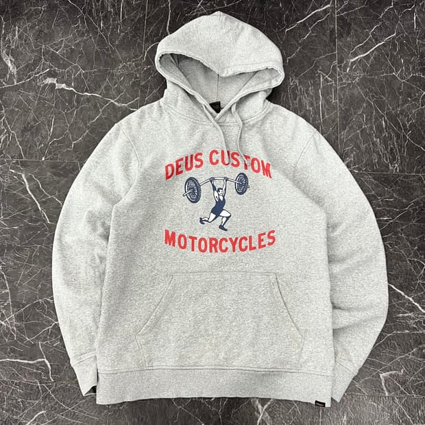 데우스 엑스 마키나 모터사이클 후드 그레이