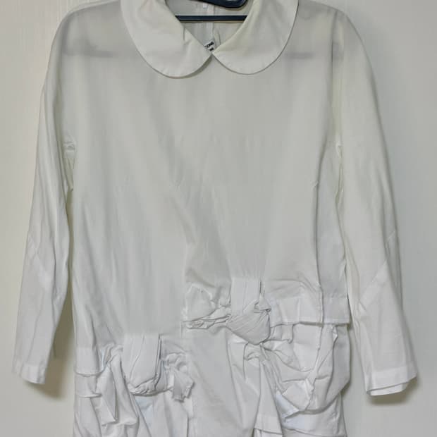 꼼데가르송 리본 블라우스 AD2013