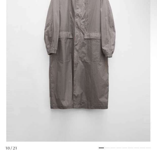 유스 원드브레이커 코트 베이지 m사이즈