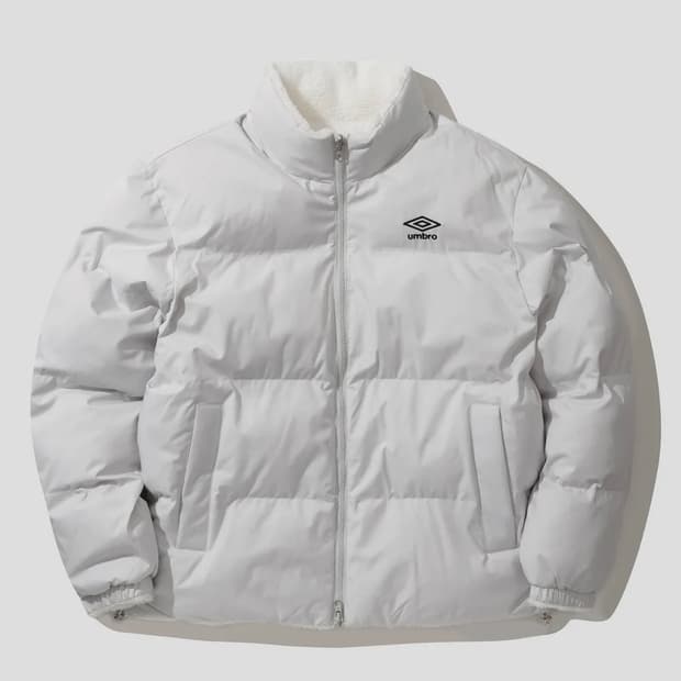 엄브로 리버시블 패딩 후리스 그레이 S