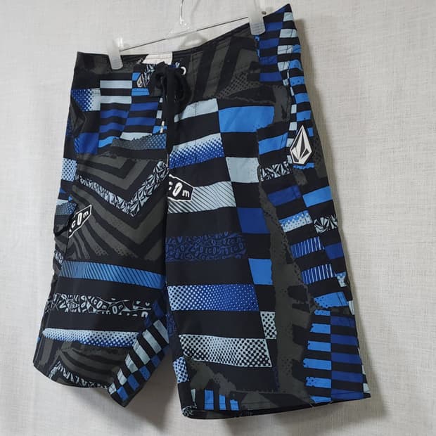 상태최상) 볼컴 VOLCOM 일본 수입 보드 숏 수영복 비치 팬츠 28 