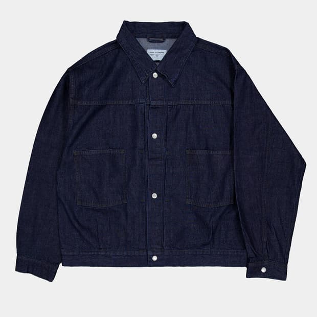 Ends and Means 데님 자켓 인디고 XL