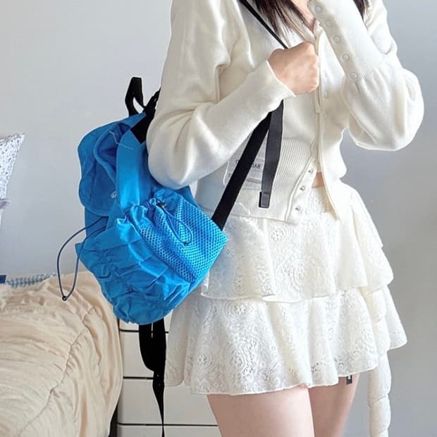 [emis] 이미스 셔링 백팩 블루