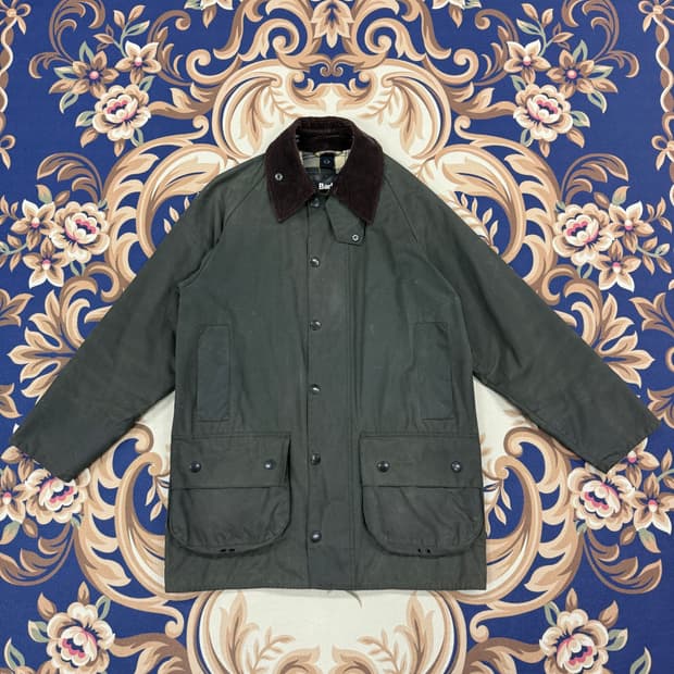 (M)바버 Barbour 뷰포트 왁스자켓(올리브)