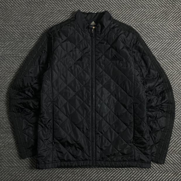 00s 아디다스 경량 퀼팅 점퍼 자켓 블랙o 5031