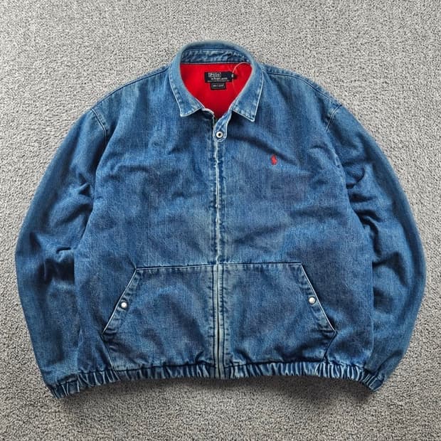 80's USA 폴로랄프로렌 데님 스윙탑 자켓 ( XL ) / 10705