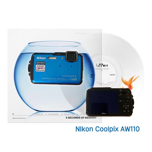 풀셋!)Nikon Coolpix aw110 니콘 쿨픽스 블루 aw100