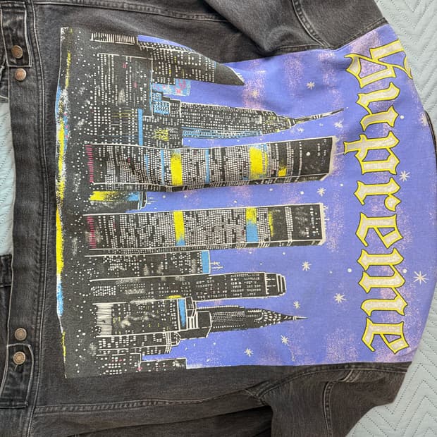 슈프림 데님 자켓