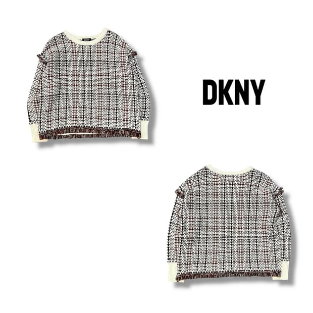  dkny 트위드 니트 y14275