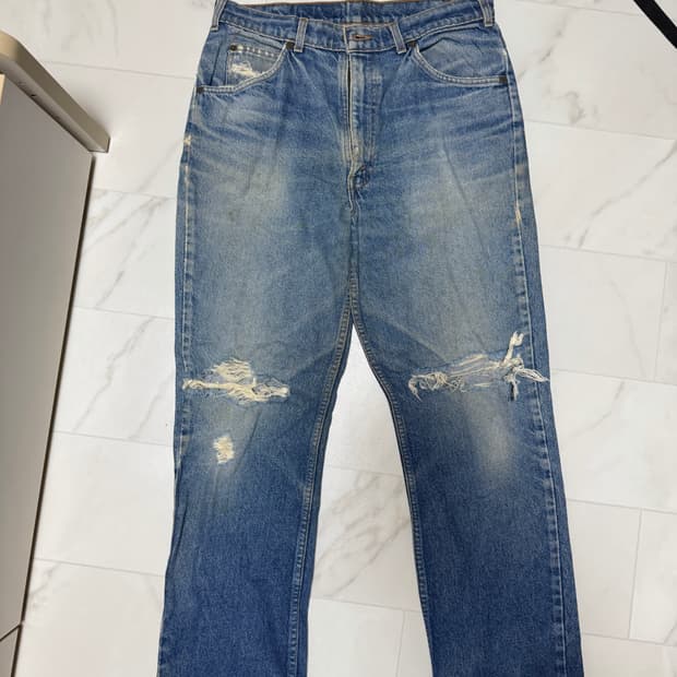 리바이스 619 오렌지탭