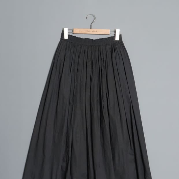 Coca Voile Gather Flared Skirt (27~28)