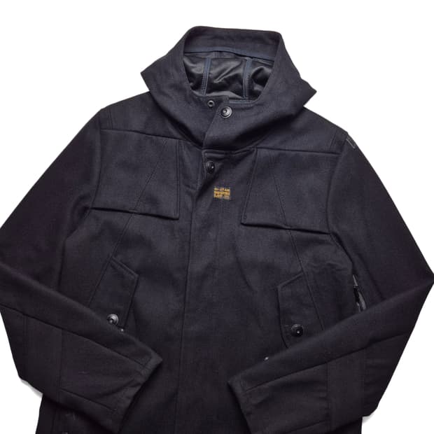 [XL] 지스타로우 울 후드코트