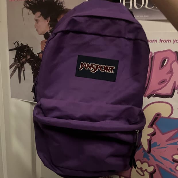 잔스포츠 백팩 퍼플 보라
