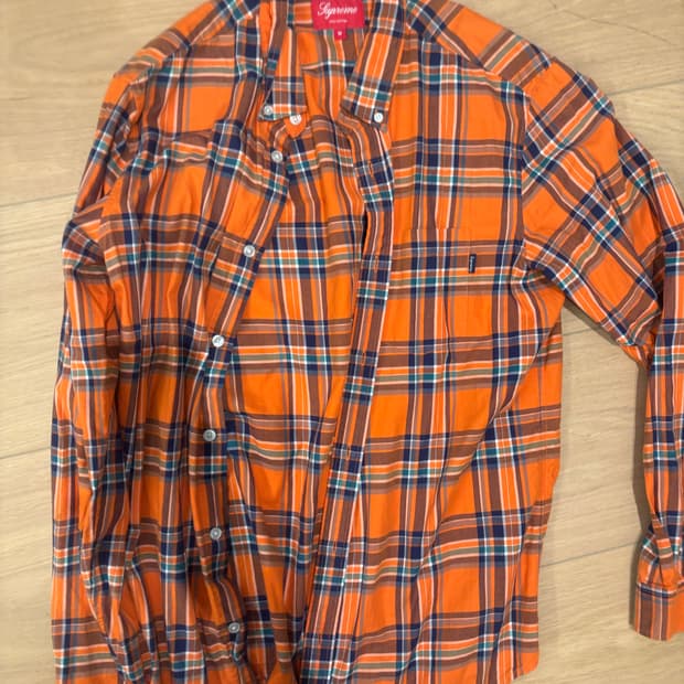 슈프림 체크셔츠