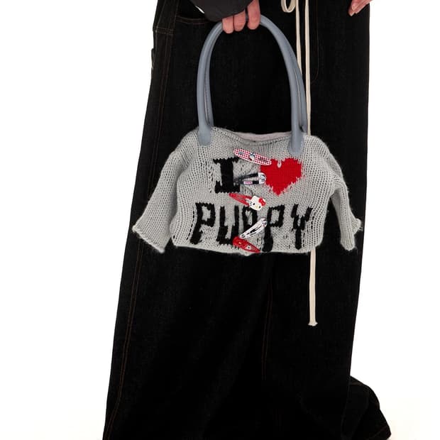 ANTERIOR LOVED 니트 백