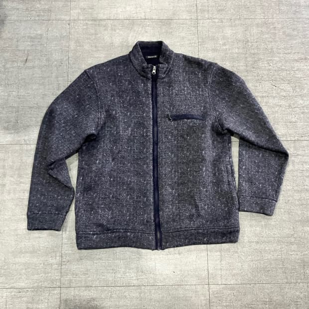 일본빈티지 Exclub 올드스쿨아메카지 원포켓 혁오풍 울니트집업자켓