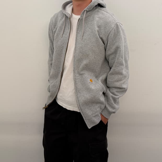 칼하트 그레이 후드집업