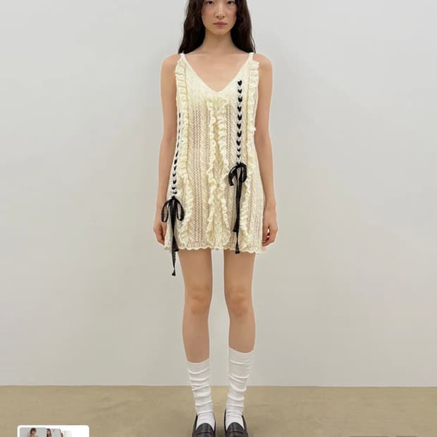 시눈 크로셰 원피스