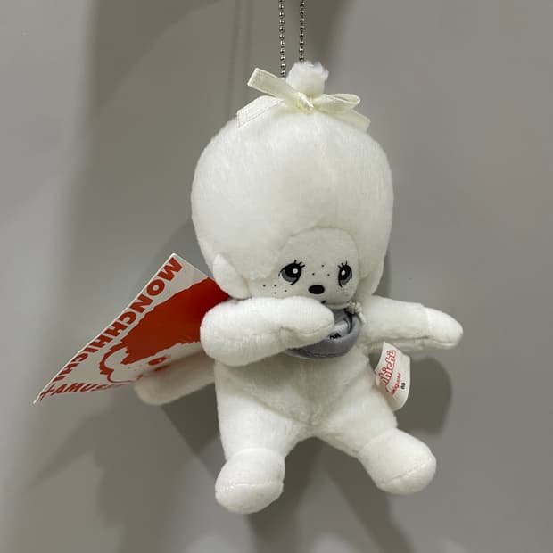 고전 몬치치 모노톤 화이트 키링