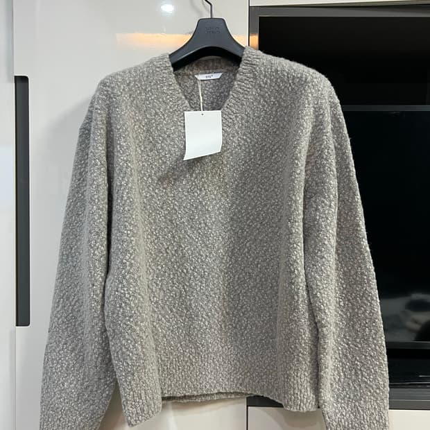 STU 카센티노 브이넥 니트_그레이 M