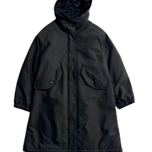 엔지니어드 가먼트 유니클로 피쉬테일 파카 블랙