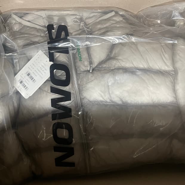 [L] 살로몬 uni 크로스 인슐레이션 패딩 라이트그레이