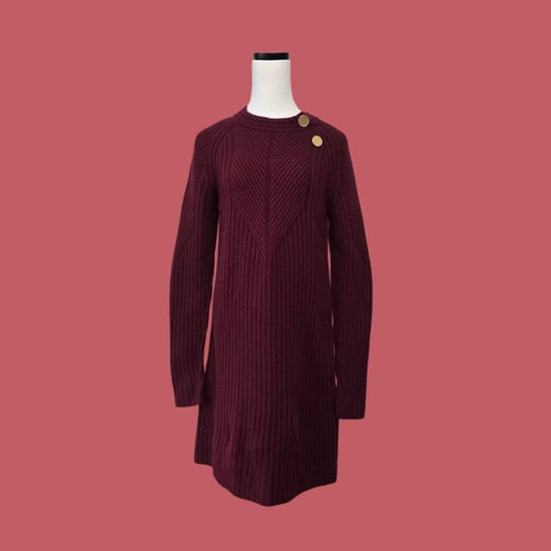 바네사브루노 울 니트 원피스