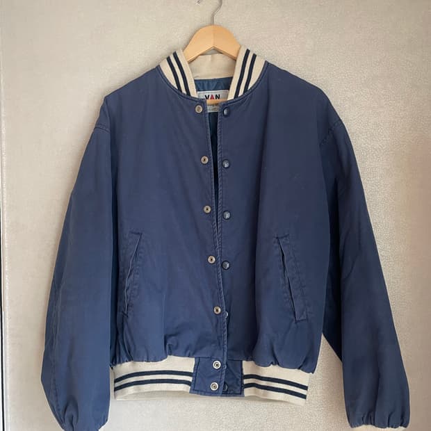 van jac 코튼쉘 스타디움 자켓 L