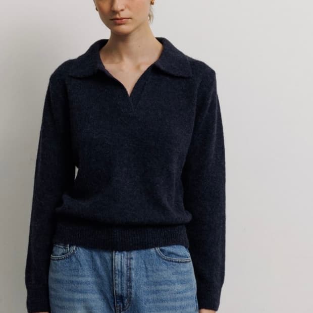 le ete 르에떼 딥 네이비 니트 