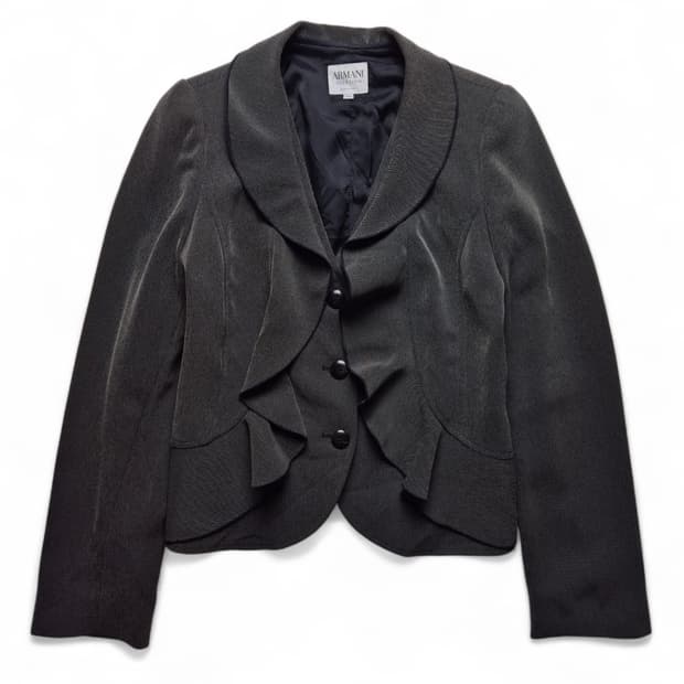 [S] 아르마니 00s 러플 자켓