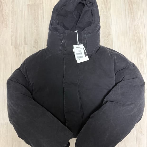 엔타이어스튜디오 MML 후디드 푸퍼 아이언 패딩 M