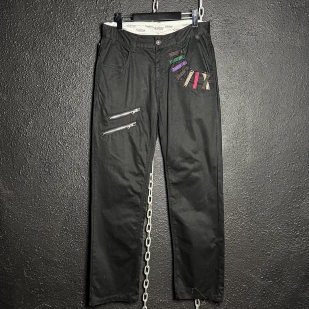 Multi Loop Zip Pants