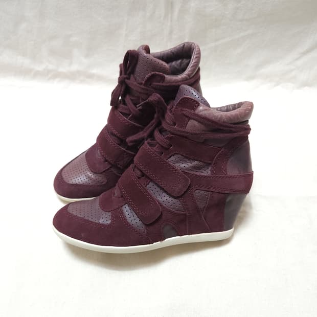 [37] ASH 스웨이드 웨지힐 스니커즈 (240)