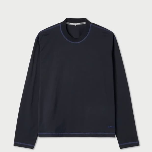 M Sunnei 써네이 오버로크 로고 미드나잇 블루