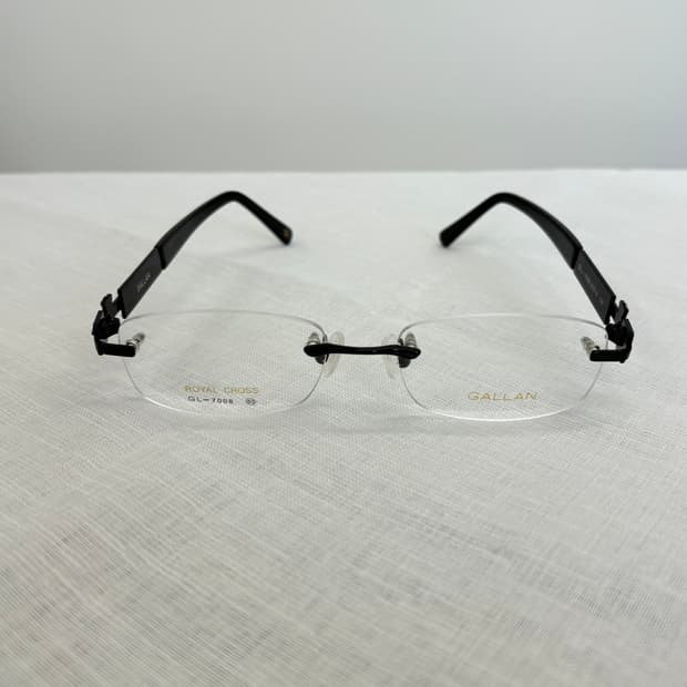 GALLAN 겔랑 블랙 무테 빈티지안경