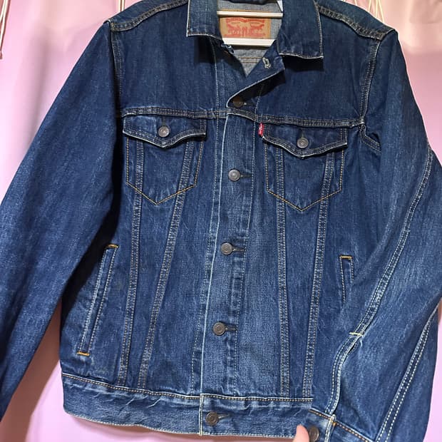 리바이스 데님 청자켓 리바이스M 데님자켓