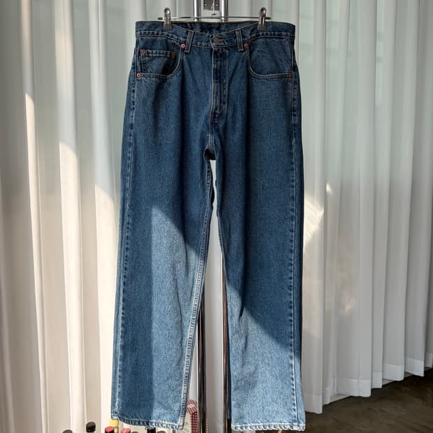 [34인치]리바이스 90s USA 569 루즈 스트레이트 데님 팬츠